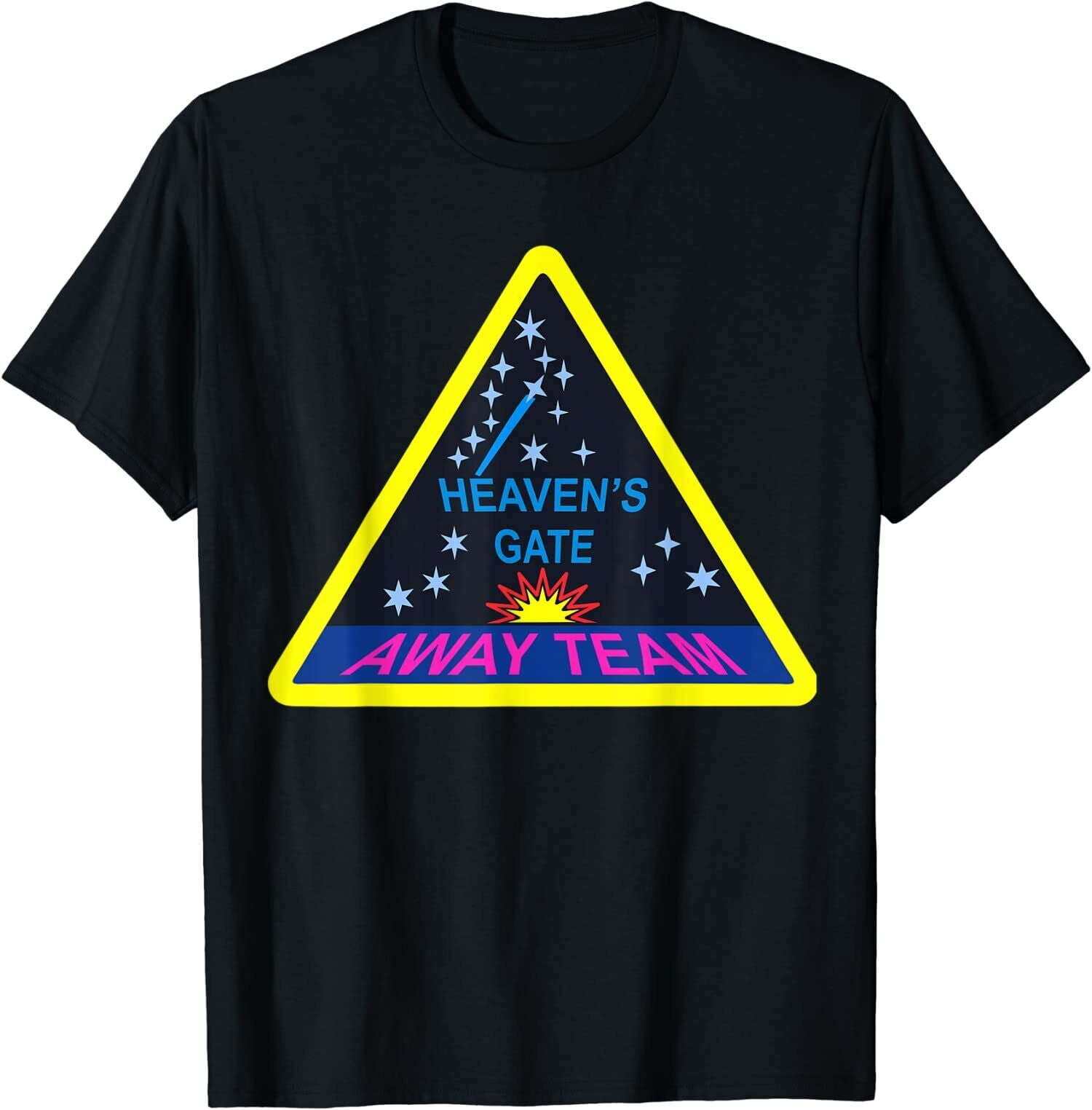 NEW LIMITED Heaven's Gate Away Team - Cults T-Shirt - Walmart.com