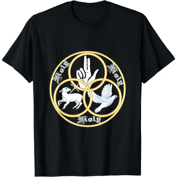 NEW LIMITED Holy Holy Holy Christian Trinity T-Shirt