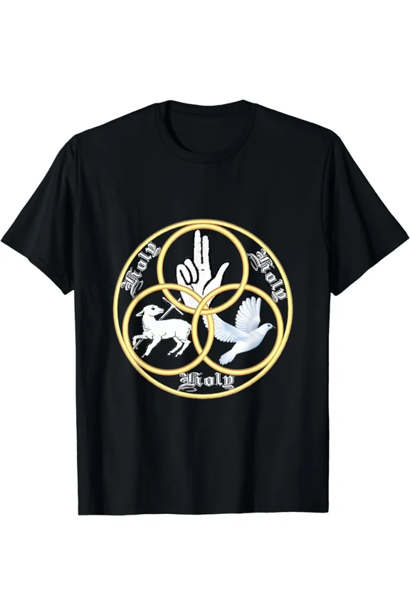 NEW LIMITED Holy Holy Holy Christian Trinity T-Shirt