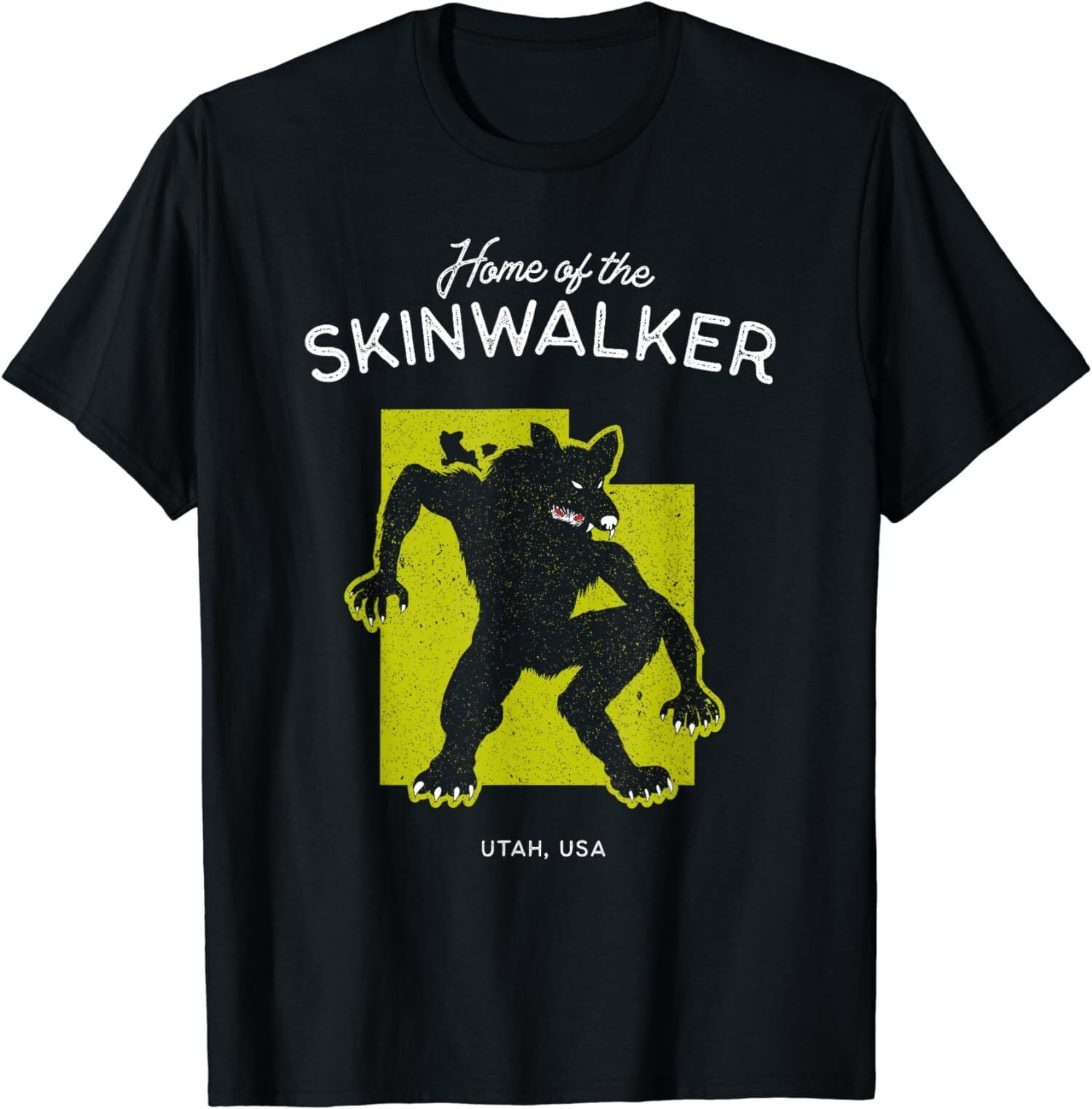 NEW LIMITED Home Of The Skinwalker Cryptid Utah USA TShirt