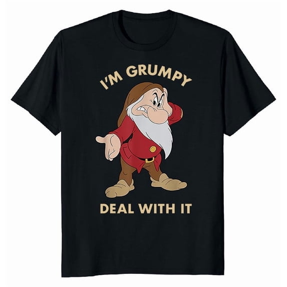 Grumpy Store NEW LIMITED I'm Grumpy Deal With It Novelty Heavy Cotton Tee M-3XL Fast ...