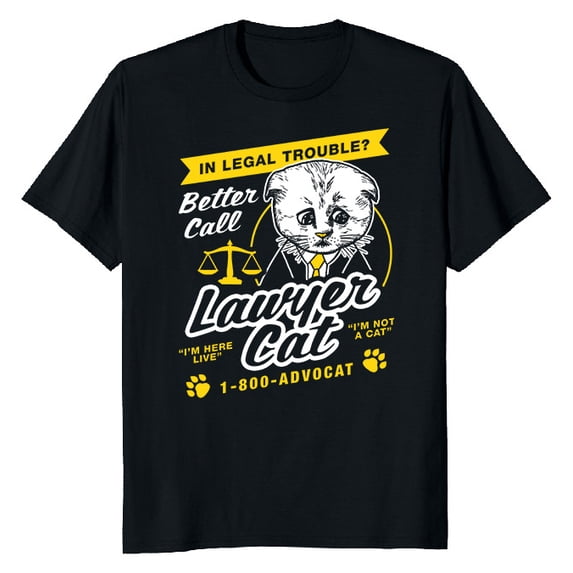NEW LIMITED I'm Not A Cat Filter Lawyer Cute Novelty T-Shirt M-3XL Fast Shipping