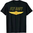 thumbnail image 1 of NEW LIMITED Naval Aircrew Wings Navy Aircrewman Wings T-Shirt, 1 of 2