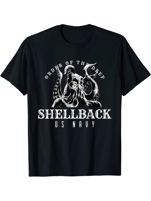 NEW LIMITED Navy Shellback Order of the Deep Sea Serpent T-Shirt S-3XL
