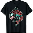 NEW LIMITED Northwest Coast Orca Native American Totem Killer Whale T