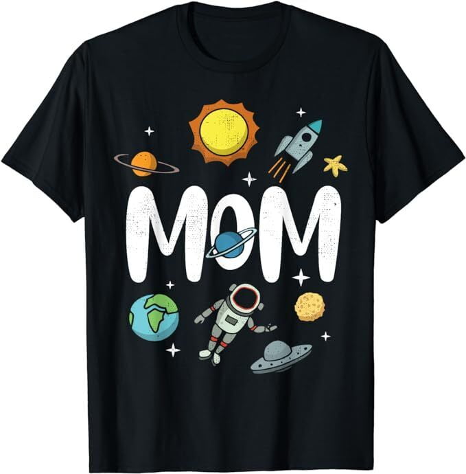 NEW LIMITED Outer This World Space Mom Mother's Day Party TShirt Size
