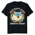 thumbnail image 1 of NEW LIMITED Owl How Many Lick Does It Take Funny Novelty Tee M-3XL Fast Shipping, 1 of 2