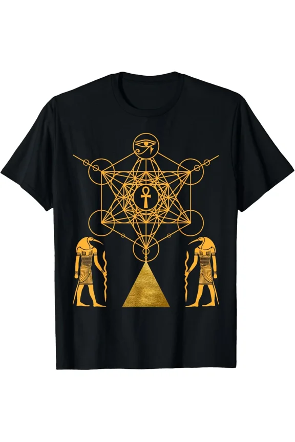 NEW LIMITED Sacred Geometry Science Egyptian God Thoth T-Shirt