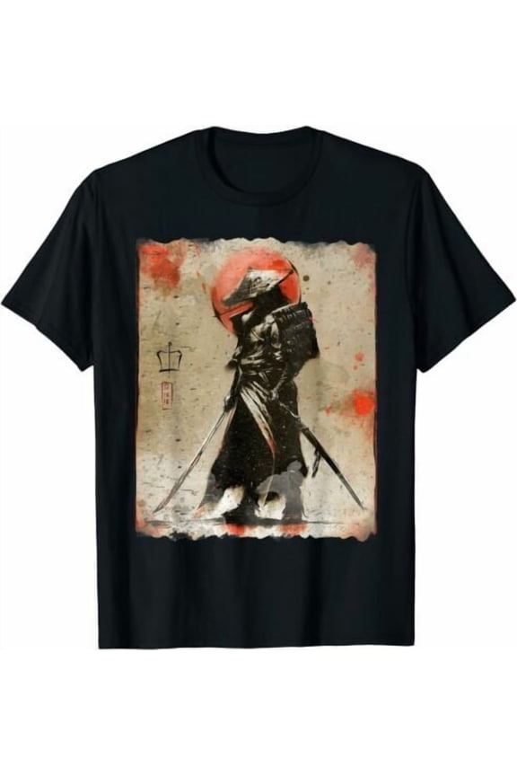 NEW LIMITED Samurai Japanese Retro Art Print Bushido Tee T-Shirt