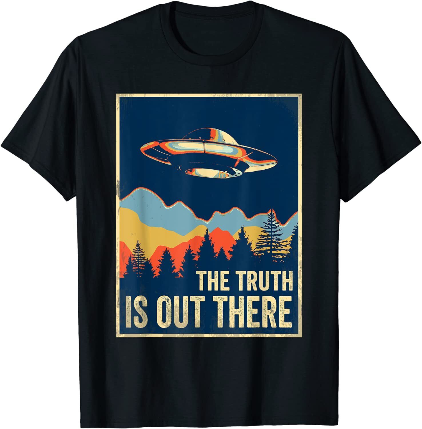 NEW LIMITED The Truth Is Out There Area 51 Alien UFO TShirt