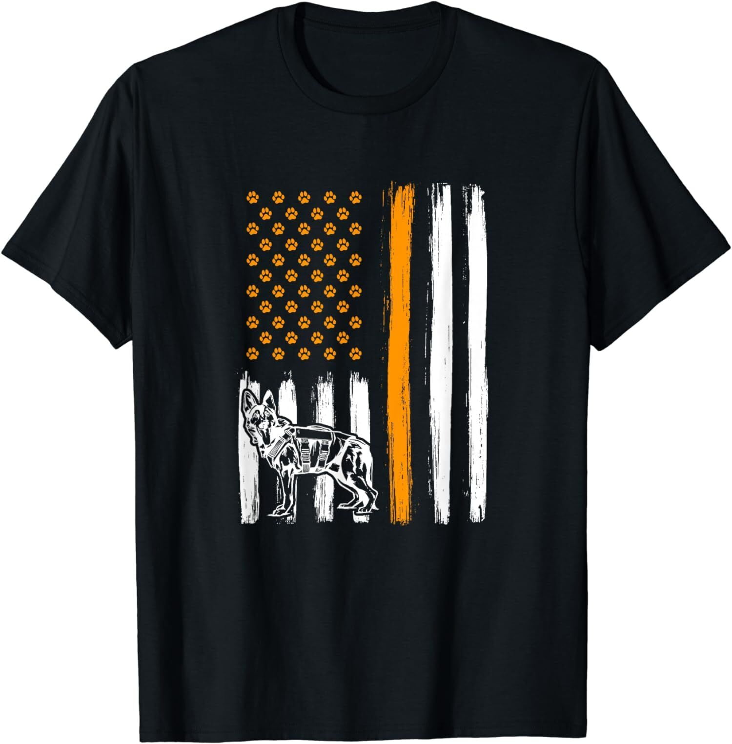 NEW LIMITED Thin Orange Line Dog Handler SAR K9 Search And Rescue T