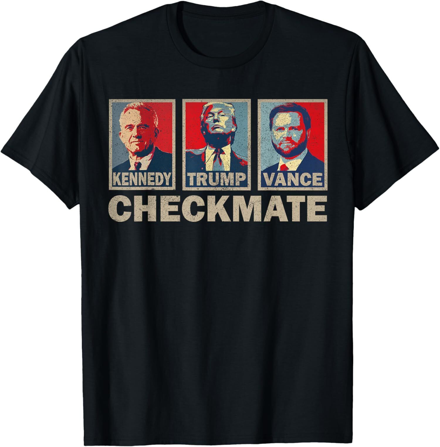 NEW LIMITED Trump Vance Kennedy Checkmate 2024 Election Republican T
