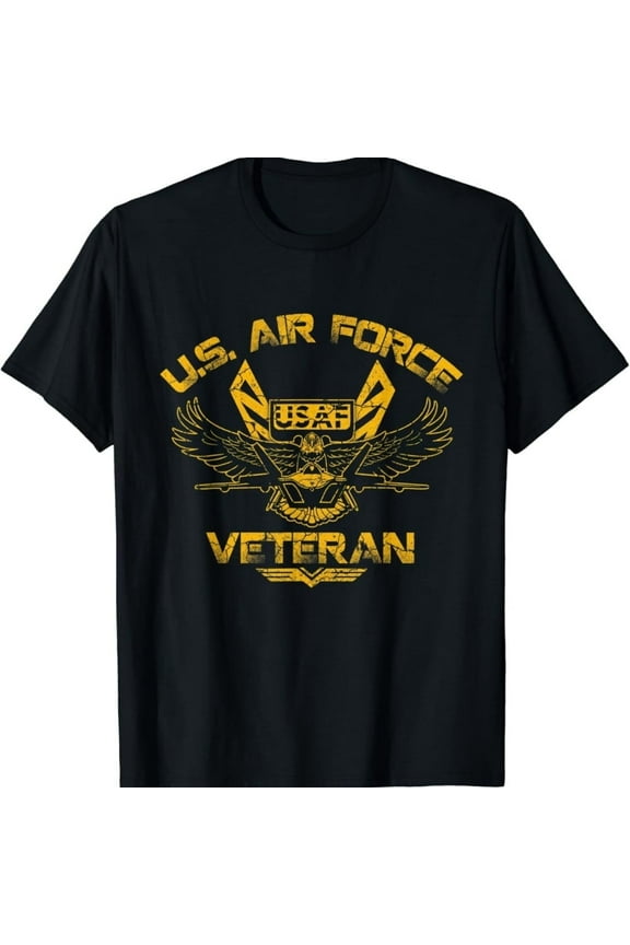 NEW LIMITED U.S. Air Force Veteran Military US Flag Veterans Day T-Shirt S-3XL