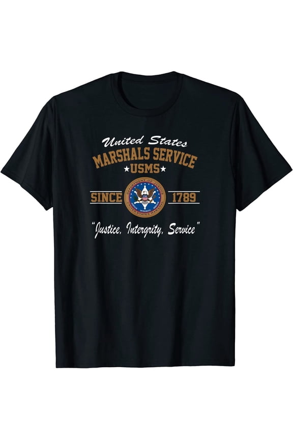 NEW LIMITED United States Marshals Service - U.S. Marshals (USMS) T-Shirt
