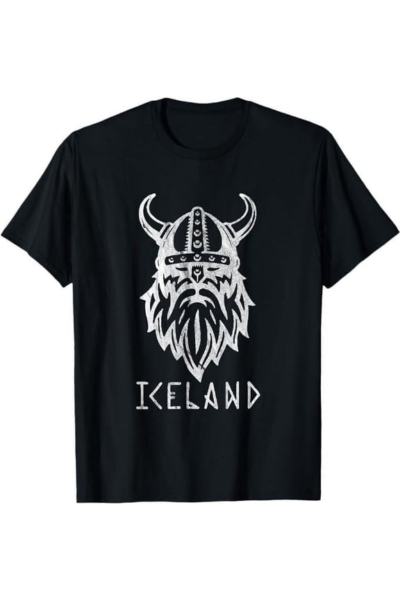 NEW LIMITED Vintage Viking of Iceland Design Gift Funny T-Shirt Size S-5XL