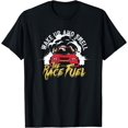 NEW LIMITED Wake Up And Smell The Race Fuel Drag Racing Fuel TShirt