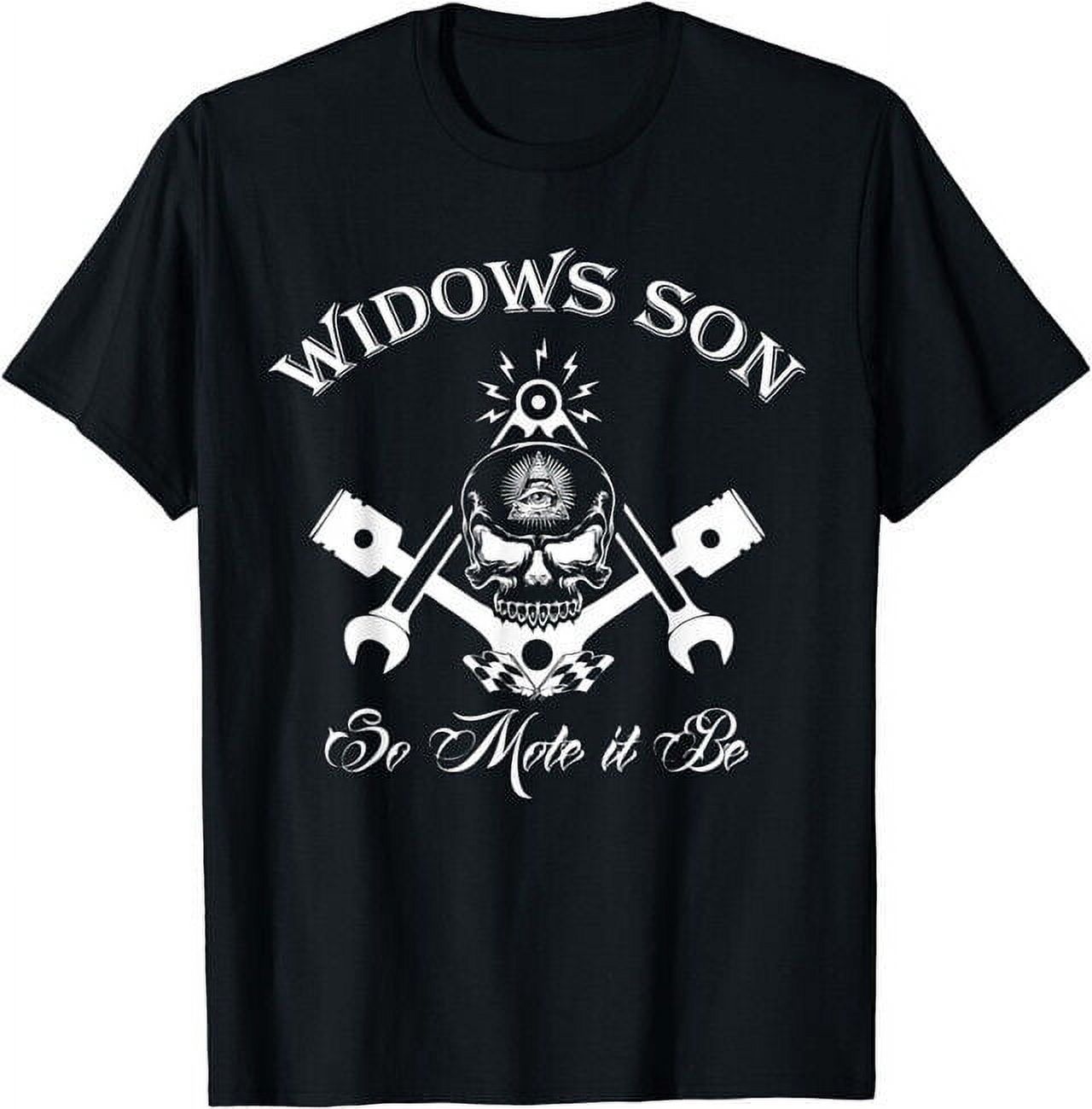 NEW LIMITED Widows Son Masonic So Mote It Be TShirt