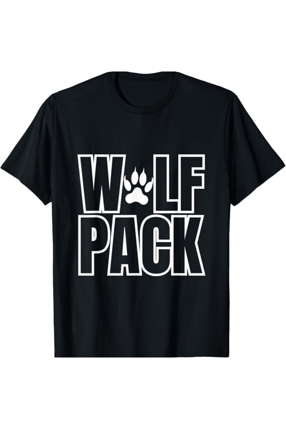 NEW LIMITED Wolf Pack Sport Teams T-Shirt All-Season Family T-shirt