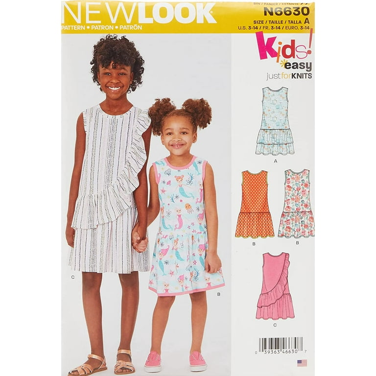 NEW LOOK Simplicity Sewing Pattern N6630 - Children's and Girls