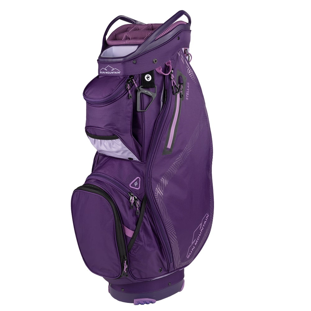 NEW Lady Sun Mountain 2023 Stellar Cart Bag - Lilac / Regal NEW Lady Sun Mountain 2023 Stellar Cart Bag - Lilac / Regal