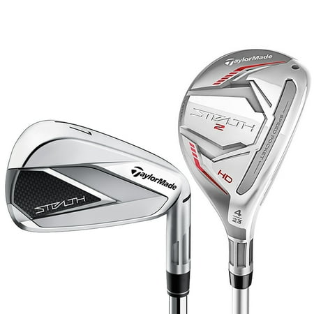 NEW Lady TaylorMade Stealth 2 4-PW+AW Hybrid Irons Aldila Ascent Graphite