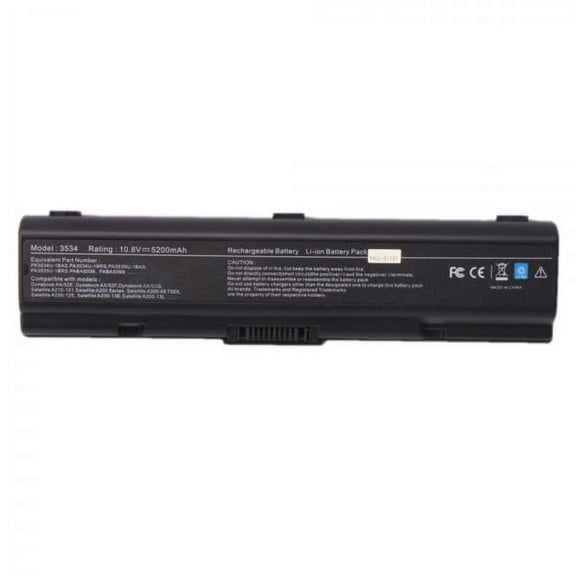 NEW Laptop Battery for Toshiba Satellite A200 A205 A210 A215 A215-S4717 A215-S4737 A215-S4747 A215-S4757 A215-S4767 A305 M200 M205 a-215 a202 a203 a300 a305d a355d a505 l200 l203 l300 l305 l305d l455d