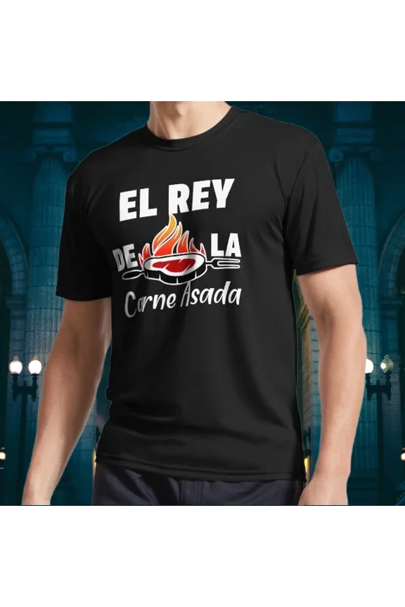 NEW! Latino Dad El Rey Logo Long Sleeve T-Shirt Funny Size S to 5XL