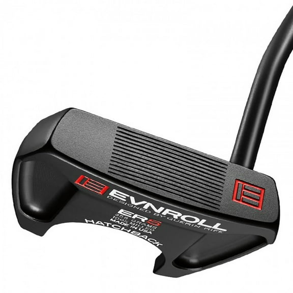 NEW Left Handed Evnroll ER5 Black Hatchback Mallet Putter Tour Tac Black 33"
