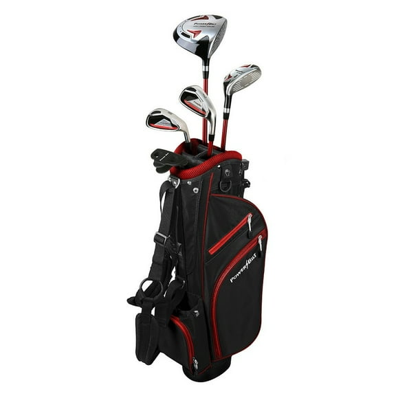 NEW Left Handed PowerBilt Red Junior Complete Golf Set