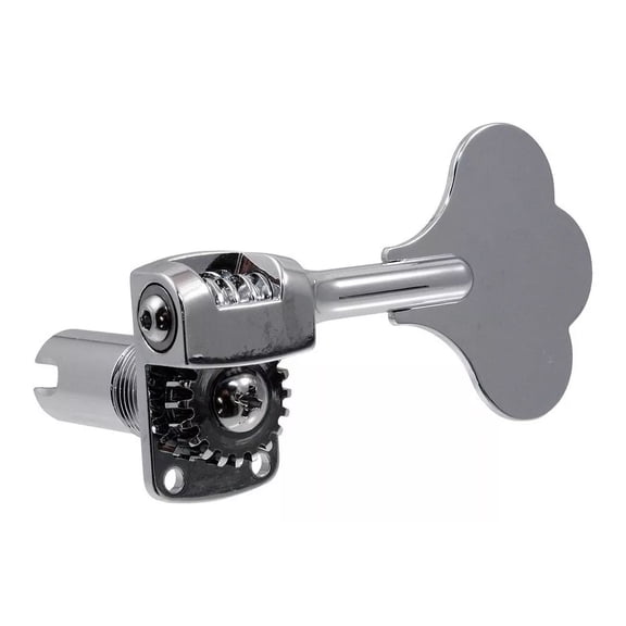 NEW - Lightweight Bass Side Bass Tuning Key (1), 1/2" Post - CHROME