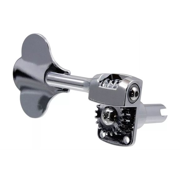 NEW - Lightweight Small Post Treble Side Bass Tuning Key (1) - CHROME