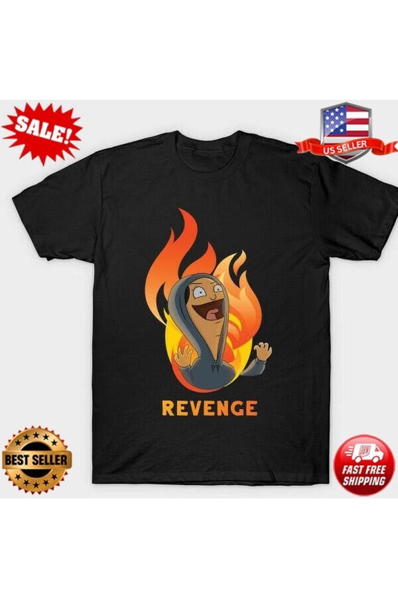 NEW Louise Fire And Revenge Bobs Burgers Louise Belcher T-Shirt S-5XL