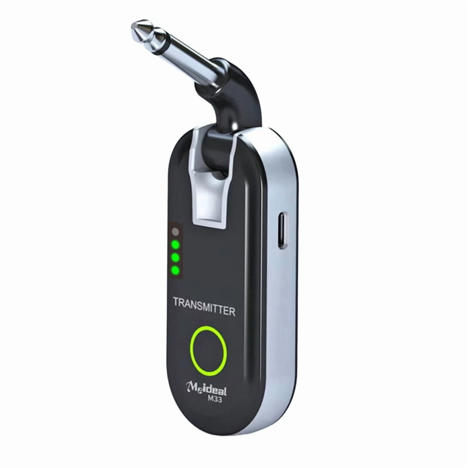 NEW M33 2.4GHZ Wireless Guitar System Rechargeable Audio Transmitter Receiver 50M Transmission Life Real-Time Transmiss,1 set * M33 2.4GHZ Wireless Guitar System