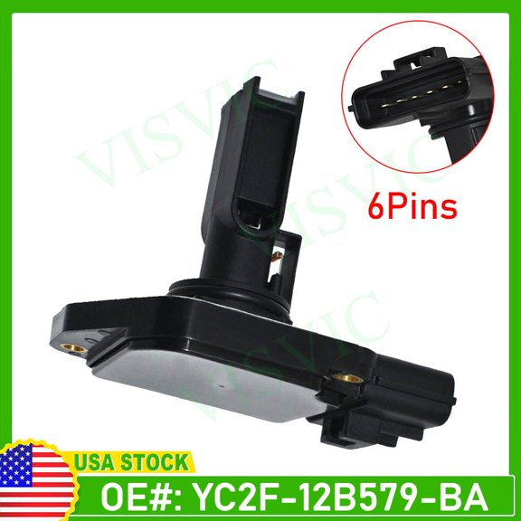 NEW MAF YC2F-12B579-BA For Lincoln Mercury Ford Mass Air Flow Sensor Meter MAS