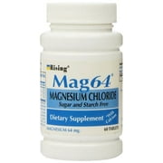 NEW MAG 64 MAGNESIUM CHLORIDE WITH CALCIUM 60 TABLETS 6 Bottles = 360 Tablets