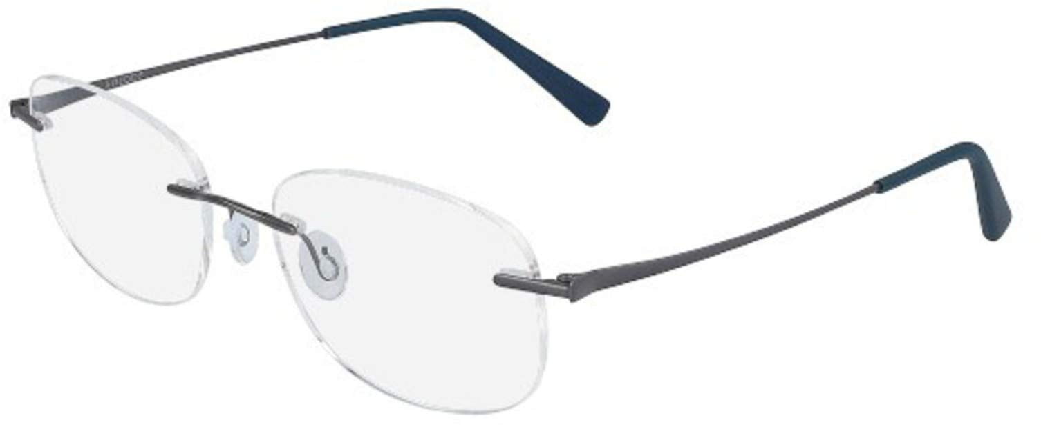 NEW MARCHON AIRLOCK PARAGON 201 033 Gunmetal Eyeglasses 53mm with Case