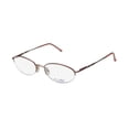 thumbnail image 1 of NEW MARCOLIN 7222 WOMENS/LADIES DESIGNER HALF-RIM TAUPE HALF-RIMLESS WITH RHINESTONES FRAME DEMO LENSES 55-19-140 SPRING HINGES EYEGLASSES/EYE GLASSES, 1 of 9