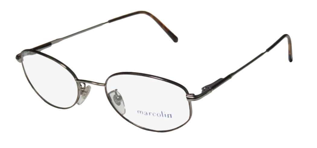 Lunettes Vintage Marcolin 6100 - Monture Cuivre/or Ovale - Neuf Sans étiquette - Unisexe