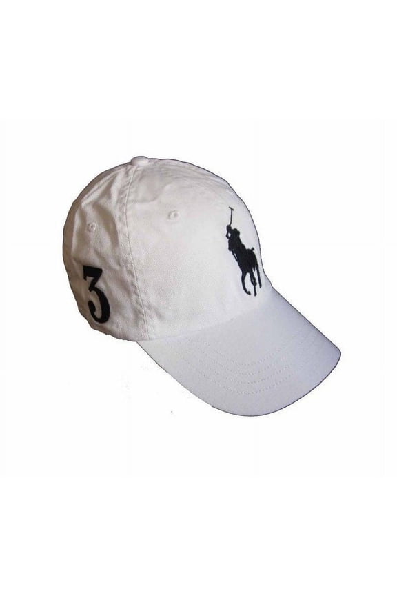 Men's Big Pony Cap, White, One Size