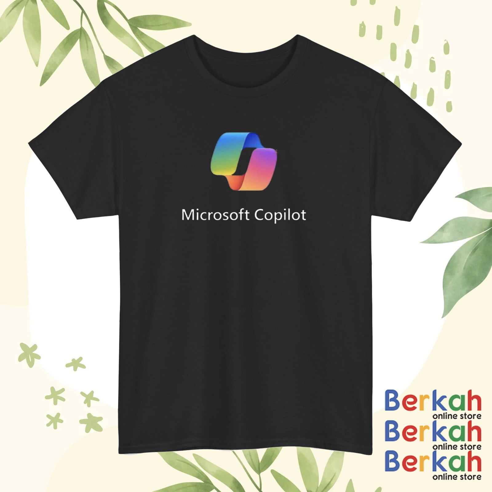 【値引き交渉可】Microsoft 365 Copilot Tシャツ【新品未使用】 NEW MICROSOFT COPILOT LOGO T-SHIRT UNISEX FUNNY AMERICAN USA SIZE