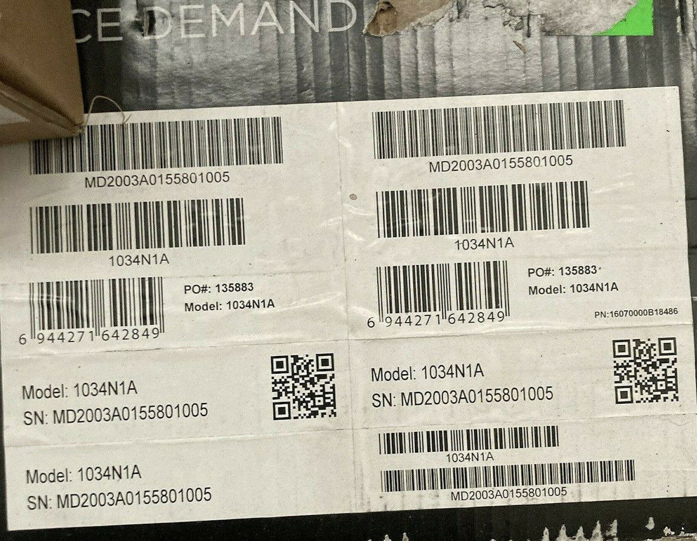 NEW MIDEA 1034N1A Microwave,1000W,1.2 cu. ft., Touch