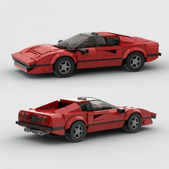 NEW MOC 308 GTB City Racing Car Speed Champions Sports Building Blocks Bricks Classic Supercar Racers Great Vehicles Kits Toys