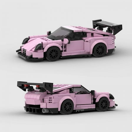 NEW MOC RWB Wide Speed Champions Racer Cars City Sports Vehicle Model Building Blocks Supercar Creative Children Toys Gift Boys