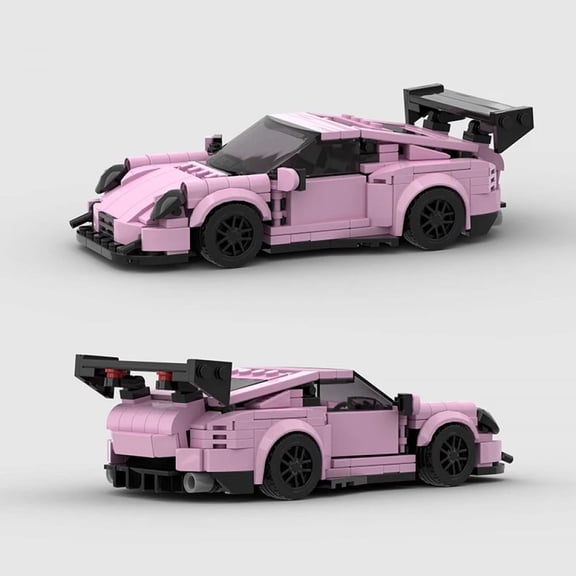 NEW MOC RWB Wide Speed Champions Racer Cars City Sports Vehicle Model Building Blocks Supercar Creative Children Toys Gift Boys
