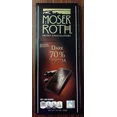 thumbnail image 1 of NEW  MOSER ROTH PREMIUM DARK CHOCOLATE 70% COCOA 5-BAR 4.4-oz PACK NEW, 1 of 2