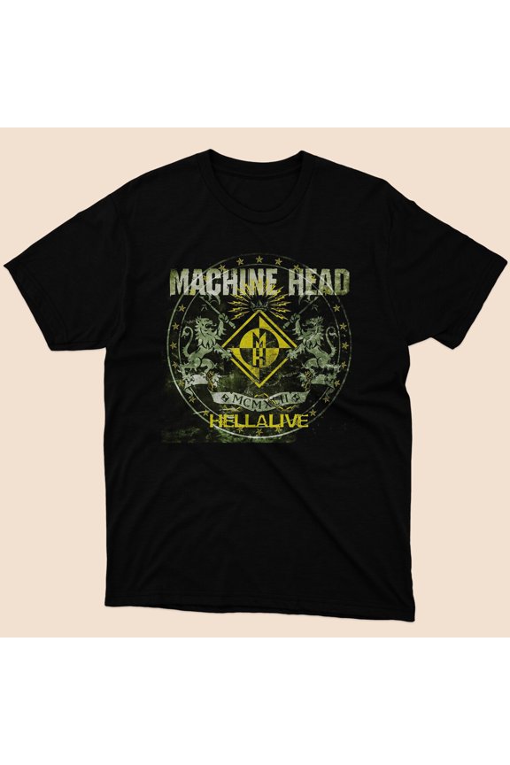 NEW Machine Head - Hellalive T-shirt Black Size S to 5XL