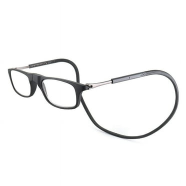 NEW Magnetic Click Connect Reading Glasses Reader Folding Neck Hang Soft Rope