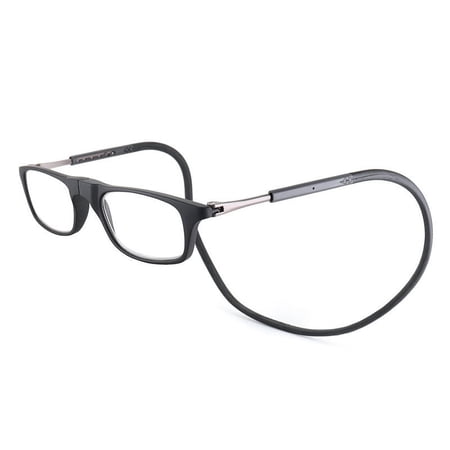 NEW Magnetic Click Connect Reading Glasses Reader Folding Neck Hang Soft Rope