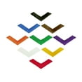 thumbnail image 1 of NEW Martial Arts Iron-On Chevron Patches Belt Promotion Patch (Green, 10 pcs), 1 of 2