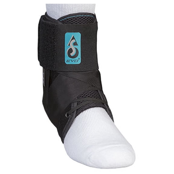 NEW MedSpec ASO EVO Speed Lacer Ankle Brace Stabilizer Black